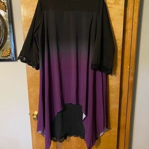 Layered flowing dress